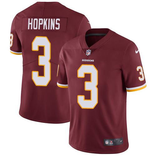 Men Washington Redskins 3 Dustin Hopkins Nike Red Vapor Limited NFL Jersey